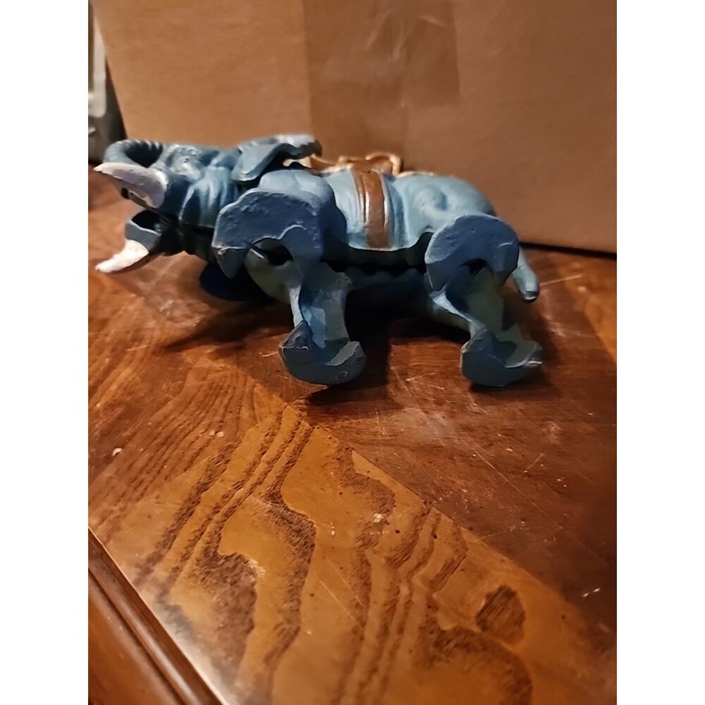 Cast Iron Elephant Mechanical Coin Bank Vintage Working Condition - Picture 7 of 7